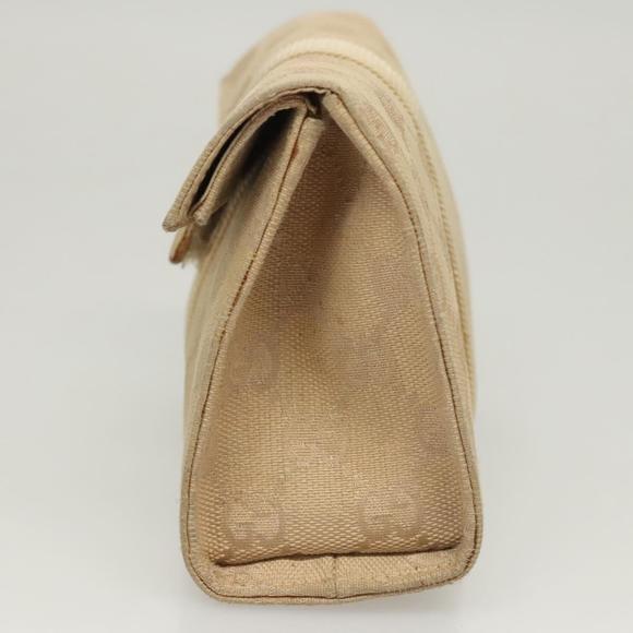 GUCCI GG Canvas Pouch Beige Auth 121227 - Picture 3 of 16